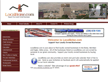 Tablet Screenshot of localboise.com